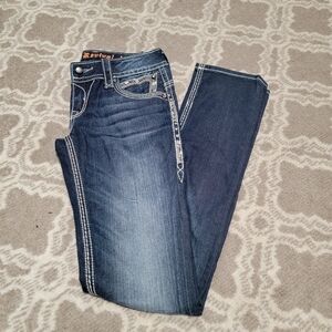 ROCK REVIVAL #27 Women's Blue Jeans